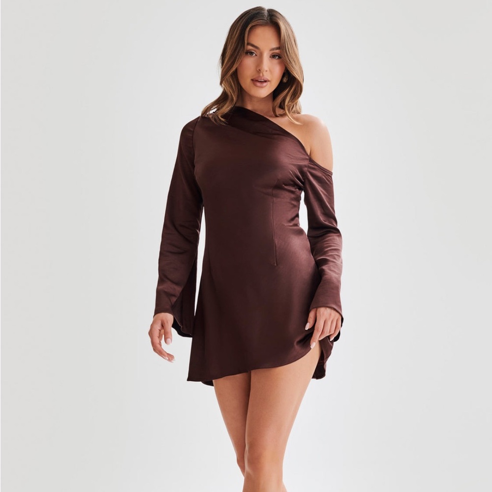 NWT MESHKI Long Sleeve Mini Dress